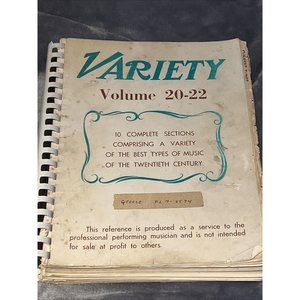 PROFESSIONAL PERFORMING MUSICANS VARIETY SONG BOOK SHEET MUSIC 100’s of Songs